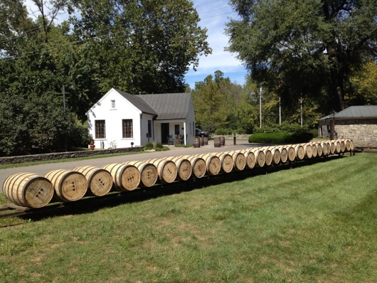 Woodford Reserve Barrels on Track