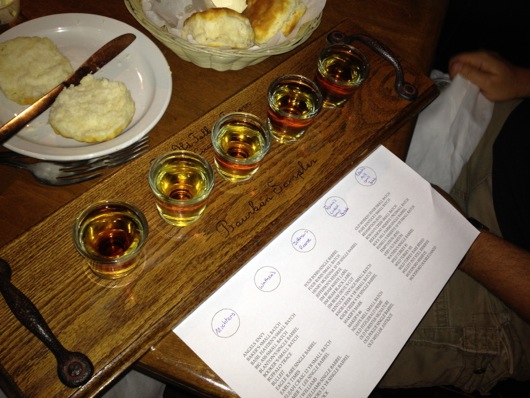 Old Talbott Tavern Bourbon Sampler