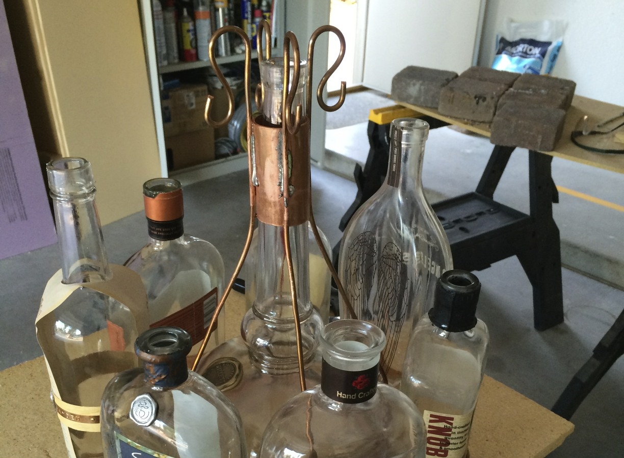 Fancy-ish Copper Hooks for Neck