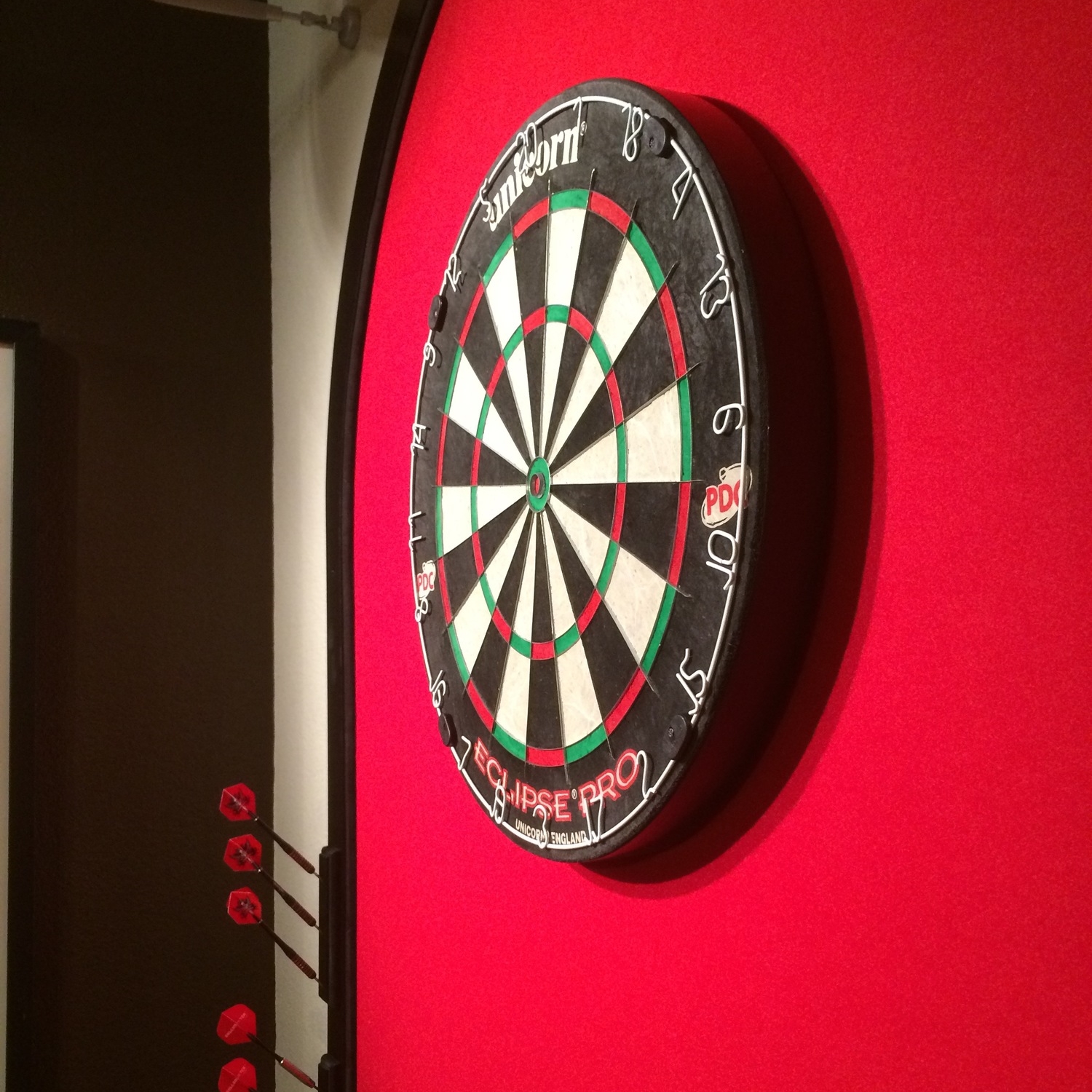 Dartboard Backstop from Office Corkboard