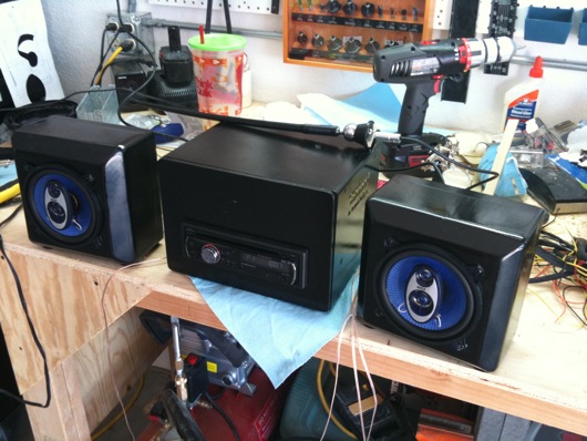 DIY Workshop Stereo Boombox Kinda Thing
