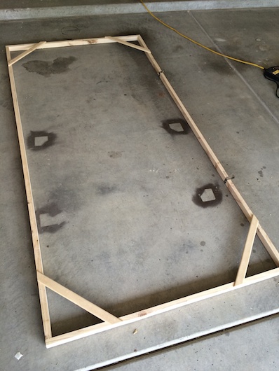 Foam Core Support Frame Corner Braces