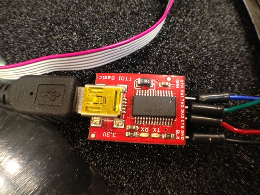Macro View of FTDI Basic Board