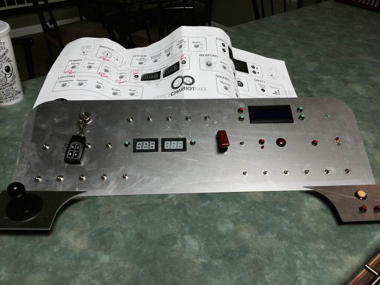 Aluminum Control Panel Top with Controls