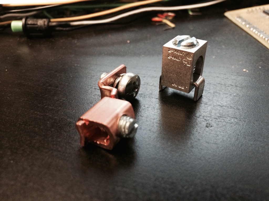 Old Copper Wire Lug vs New Solderable Lug