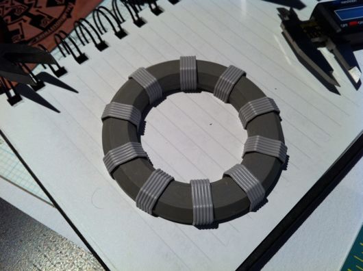 IDE ribbon cable as copper windings