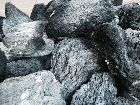 Lava feather rock for fire pit